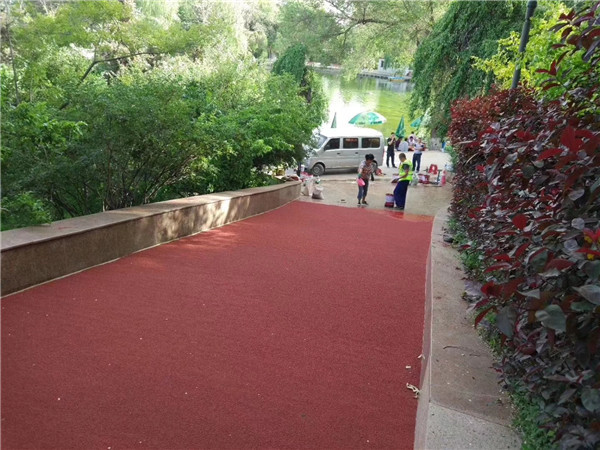 保亭彩色路面施工